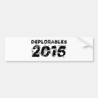 Autocollant De Voiture Deplorables 2016