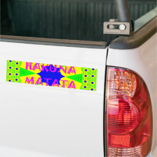 Autocollant De Voiture Dernier Hakuna Matata magnifique design Extraordin