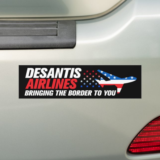 Autocollant De Voiture DeSantis Airlines Funny Ron DeSantis 2024 (En voiture)