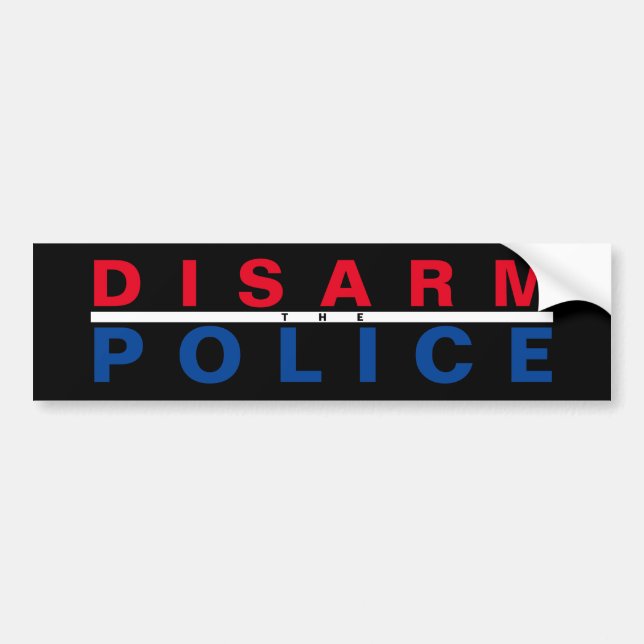 Autocollant De Voiture désarmer la police (Devant)