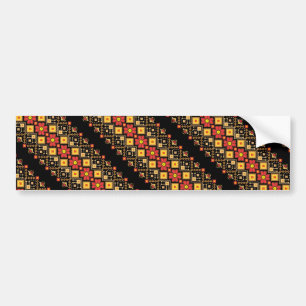 Autocollant De Voiture Design de motifs floraux ukrainiens décoratifs mig