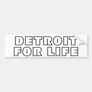 Autocollant De Voiture Detroit pendant la vie