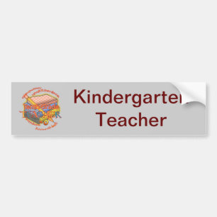 Autocollant De Voiture Devise de l'enseignant de la maternelle