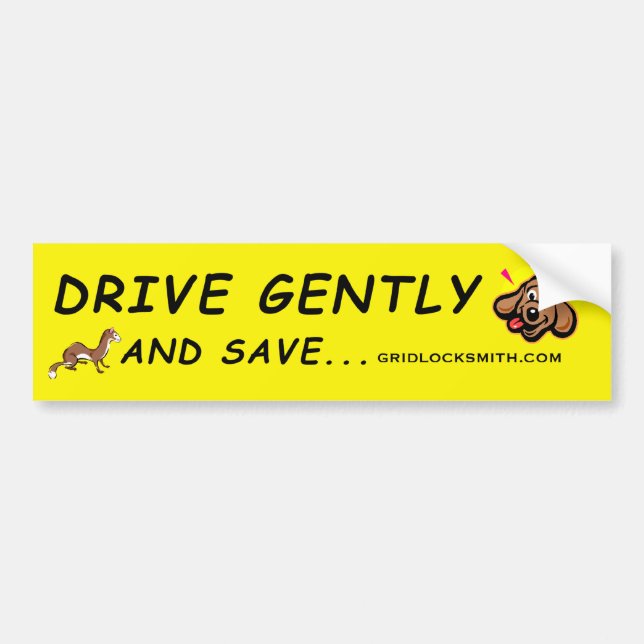 Autocollant De Voiture DGAS+chien+ (Devant)