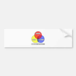 Autocollant De Voiture Diagramme de Venn .. Reumatologue