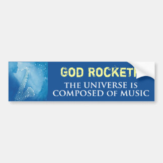 Autocollant De Voiture Dieu Rocketh