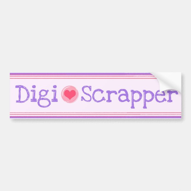 Autocollant De Voiture Digi-Scrapper (Devant)