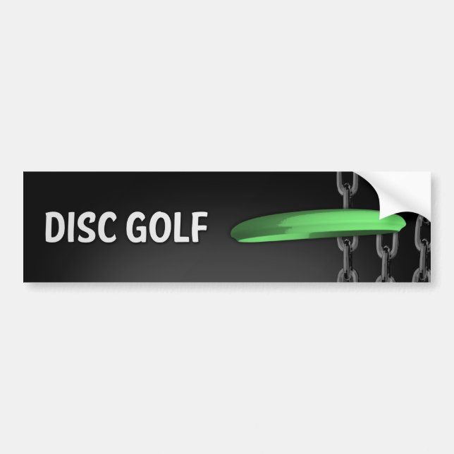 Autocollant De Voiture Disk Golf (Devant)