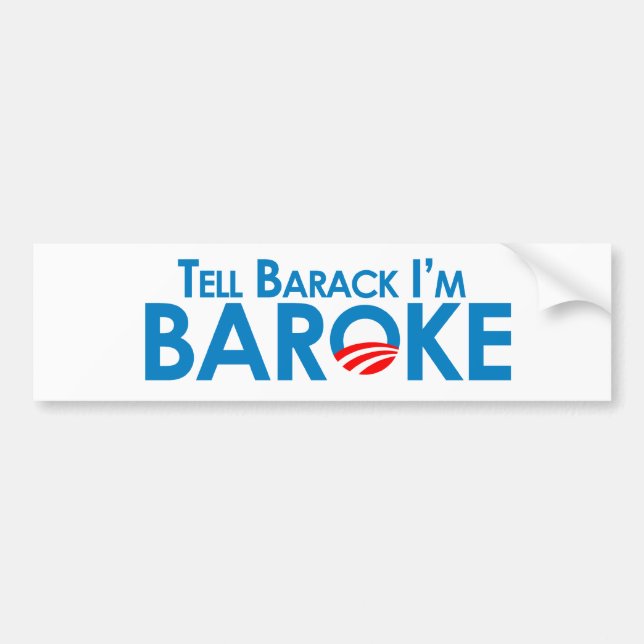 Autocollant De Voiture Dites Barack Im Baroke (Devant)