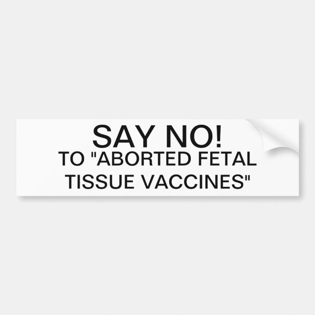 Autocollant De Voiture Dites non (Devant)