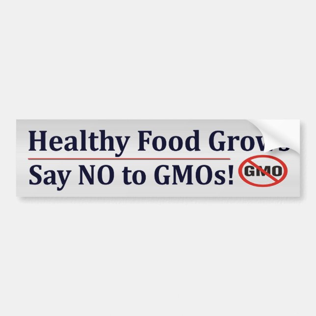 Autocollant De Voiture Dites NON à GMO (Devant)