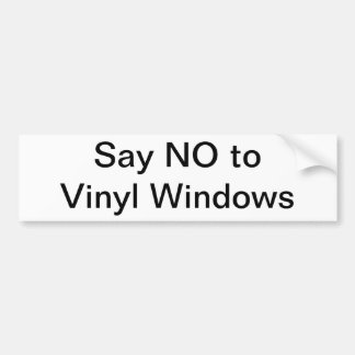 Autocollant De Voiture Dites NON au vinyle Windows