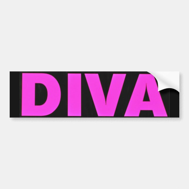 Autocollant De Voiture Diva (Devant)