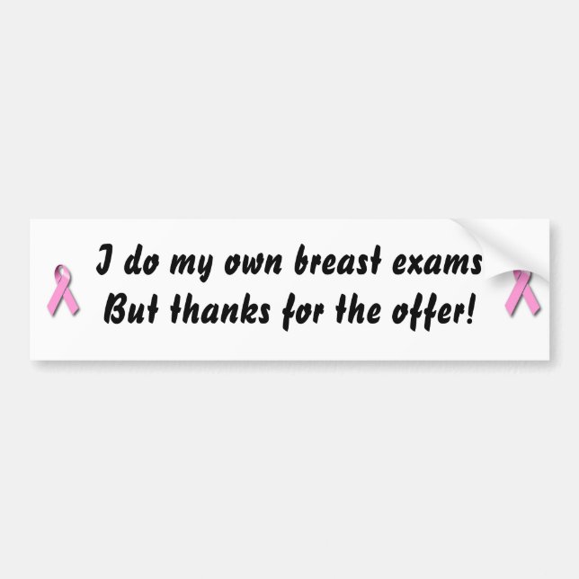 Autocollant De Voiture DO-IT-YOURSELF Bumper Sticker pour l'examen du sei (Devant)