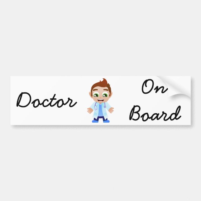 Autocollant De Voiture Docteur à bord (Devant)