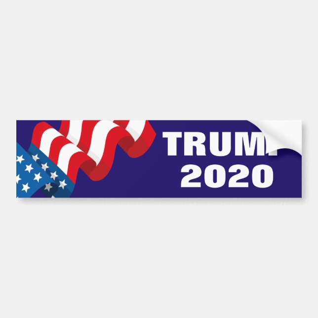 AUTOCOLLANT DE VOITURE DONALD TRUMP 2020 (Devant)