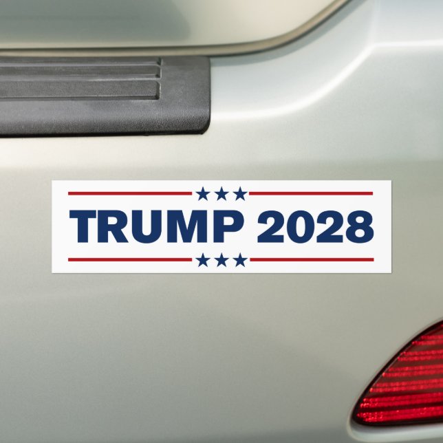 Autocollant De Voiture Donald Trump 2028 (En voiture)