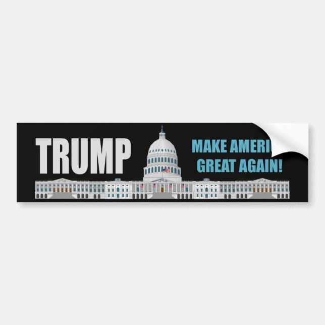 Autocollant De Voiture Donald Trump pour le président (Devant)