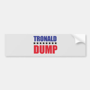 Autocollant De Voiture Donald Trump - Sticker Tronald Dump