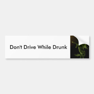 Autocollant De Voiture Dont Drive Drunk Horse rearing Bumper Sticker