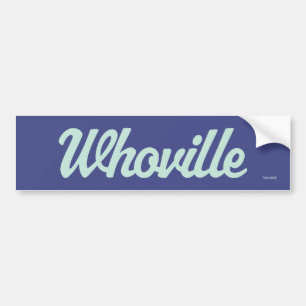 Autocollant De Voiture Dr Seuss Logo de script Who-ville