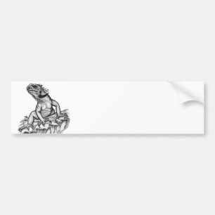 Autocollant De Voiture Dragon on the Rock