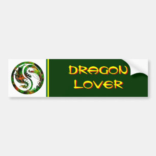 Autocollant De Voiture Dragon Yin Yang