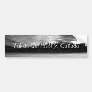 Autocollant De Voiture Drame d'hiver ; Territoire de Yukon, Canada