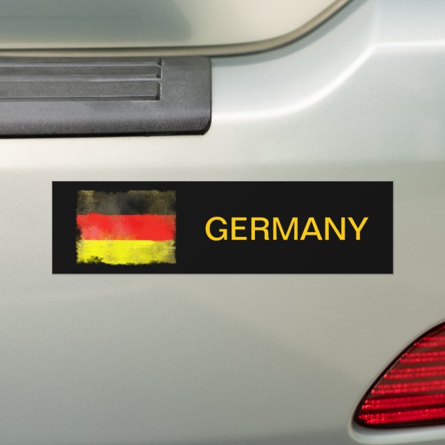 Autocollant De Voiture Drapeau Allemagne (En voiture)