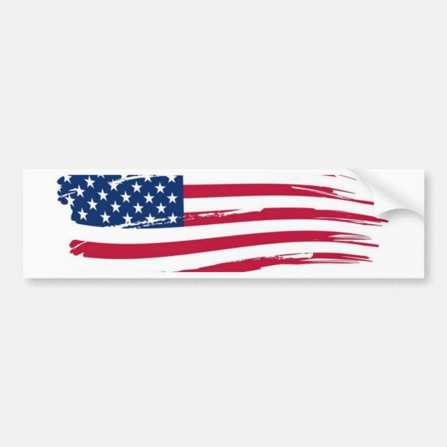 Autocollant De Voiture Drapeau américain (Devant)