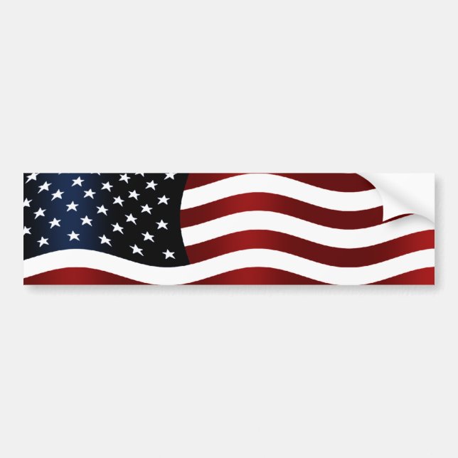 Autocollant De Voiture Drapeau américain (Devant)