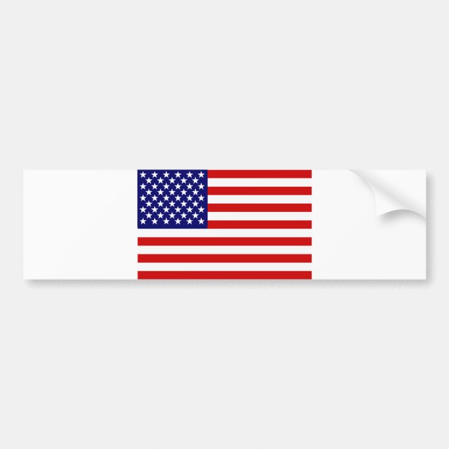 Autocollant De Voiture Drapeau américain (Devant)