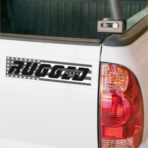 Autocollant De Voiture Drapeau américain gris RUGGED GEEK oxymoron Tech N