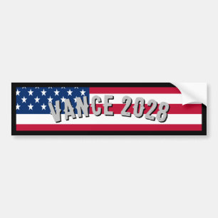 Autocollant De Voiture Drapeau américain Vance 2028