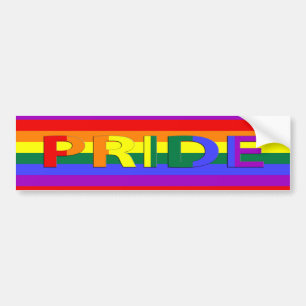 Autocollant De Voiture Drapeau arc-en-ciel LGBT Pride