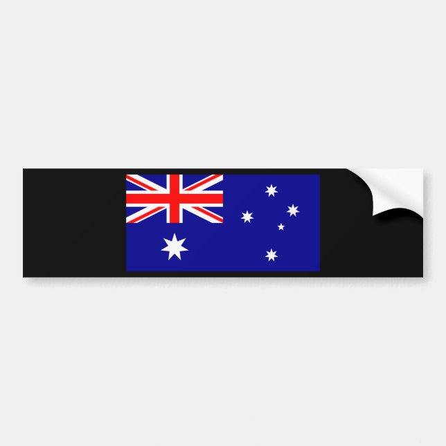 Autocollant De Voiture Drapeau australien (Devant)