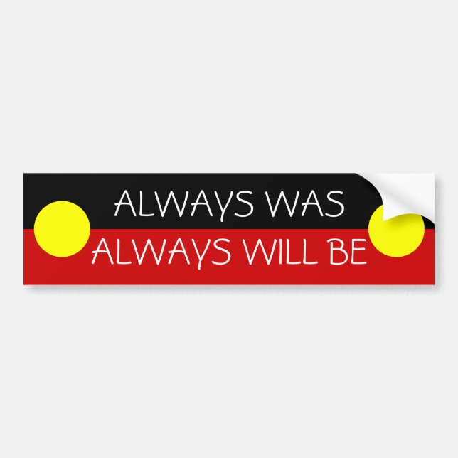 Autocollant De Voiture drapeau autochtone australien (Devant)