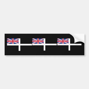 Autocollant De Voiture Drapeau cornouaillais, Royaume-Uni