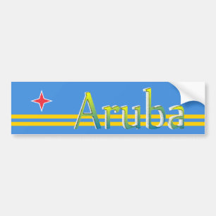 Autocollant De Voiture Drapeau d'Aruba