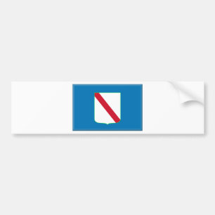 Autocollant De Voiture Drapeau de Campanie (Italie)