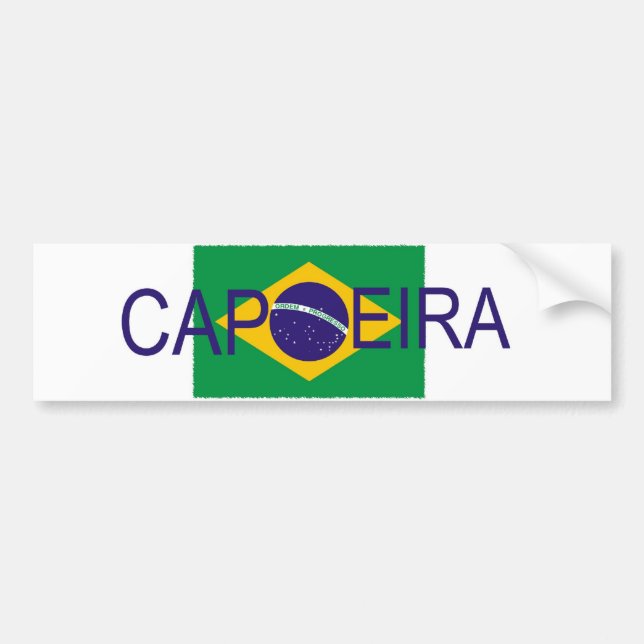 Autocollant De Voiture Drapeau de Capoeira (Devant)
