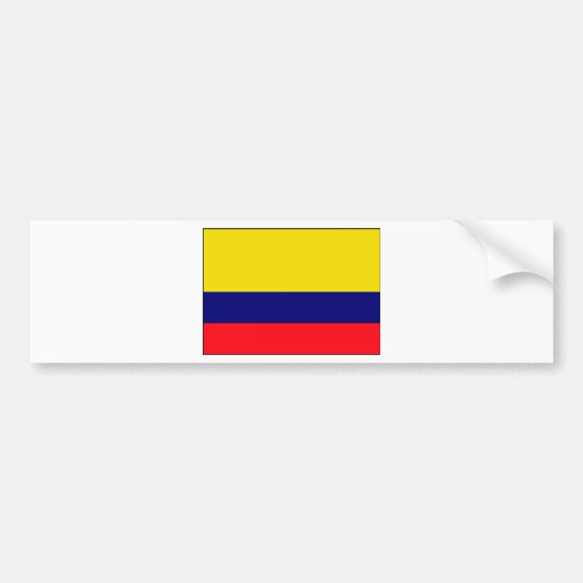 Autocollant De Voiture Drapeau de Colombie (Devant)