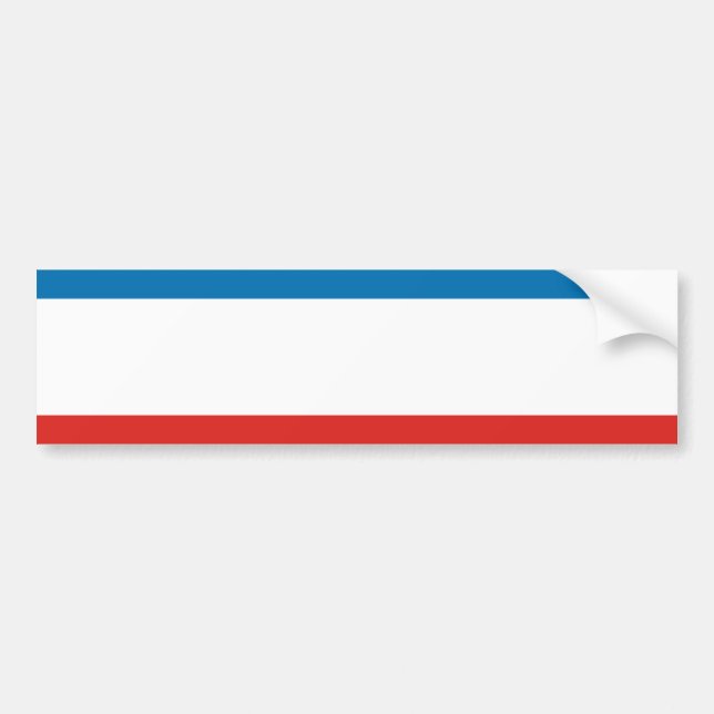 Autocollant De Voiture Drapeau de Crimée (Devant)