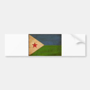 Autocollant De Voiture Drapeau de Djibouti