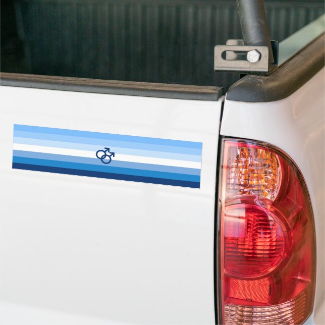 Autocollant De Voiture Drapeau de fierté gay MLM (Sur camion)
