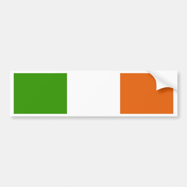 Autocollant De Voiture Drapeau de haute qualité de l'Irlande (Devant)