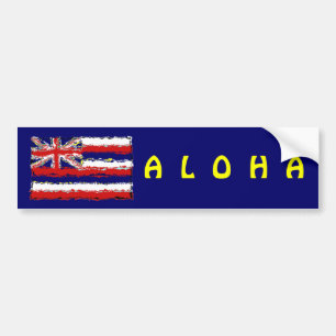 AUTOCOLLANT DE VOITURE DRAPEAU DE HAWAII