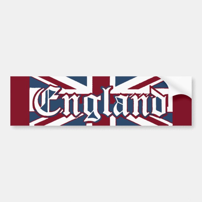 Autocollant De Voiture Drapeau de Jack d'Angleterre-Union (Devant)
