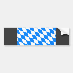 Autocollant De Voiture Drapeau de la Bavière de l'Allemagne