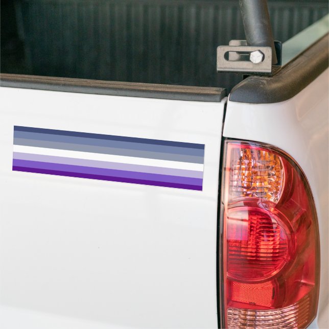 Autocollant De Voiture Drapeau de la Fierté Lesbienne Butch (Sur camion)